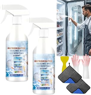 Defrosting Spray For Fridge Freezer, Fridge Freezer Defrosting Spray, Freezer Defroster Spray, Effectively Melting Frost Quick and Easy to Use