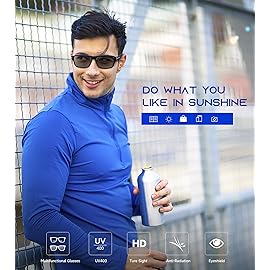 SKYOAK 2 PACK Upgraded Unbreakable Bifocal Reading Sunglasses Men TR90 Frame Wrap Around Design Glasses UV400 Protection Outdoor Sun Reader Sports/Driving (Black & Blue +1.25)