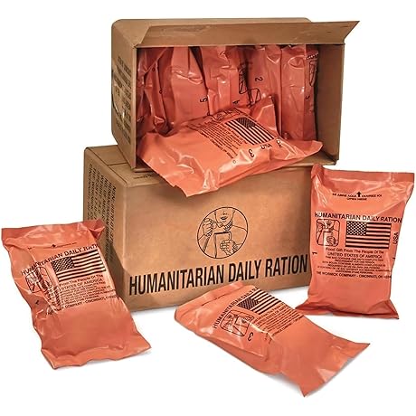 The Wornick Company MRE 1 case of HDR U.S. Military Surplus Humanitarian...
