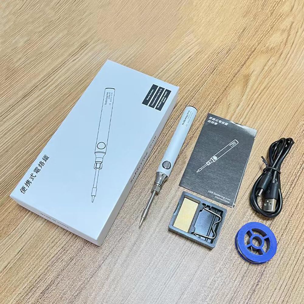 5V Wireless Welding Machine Micro Soldering Iron,Mini USB Rechargeable Solder Iron Pen,USB Charge Portable Welding Machine Solder Pen