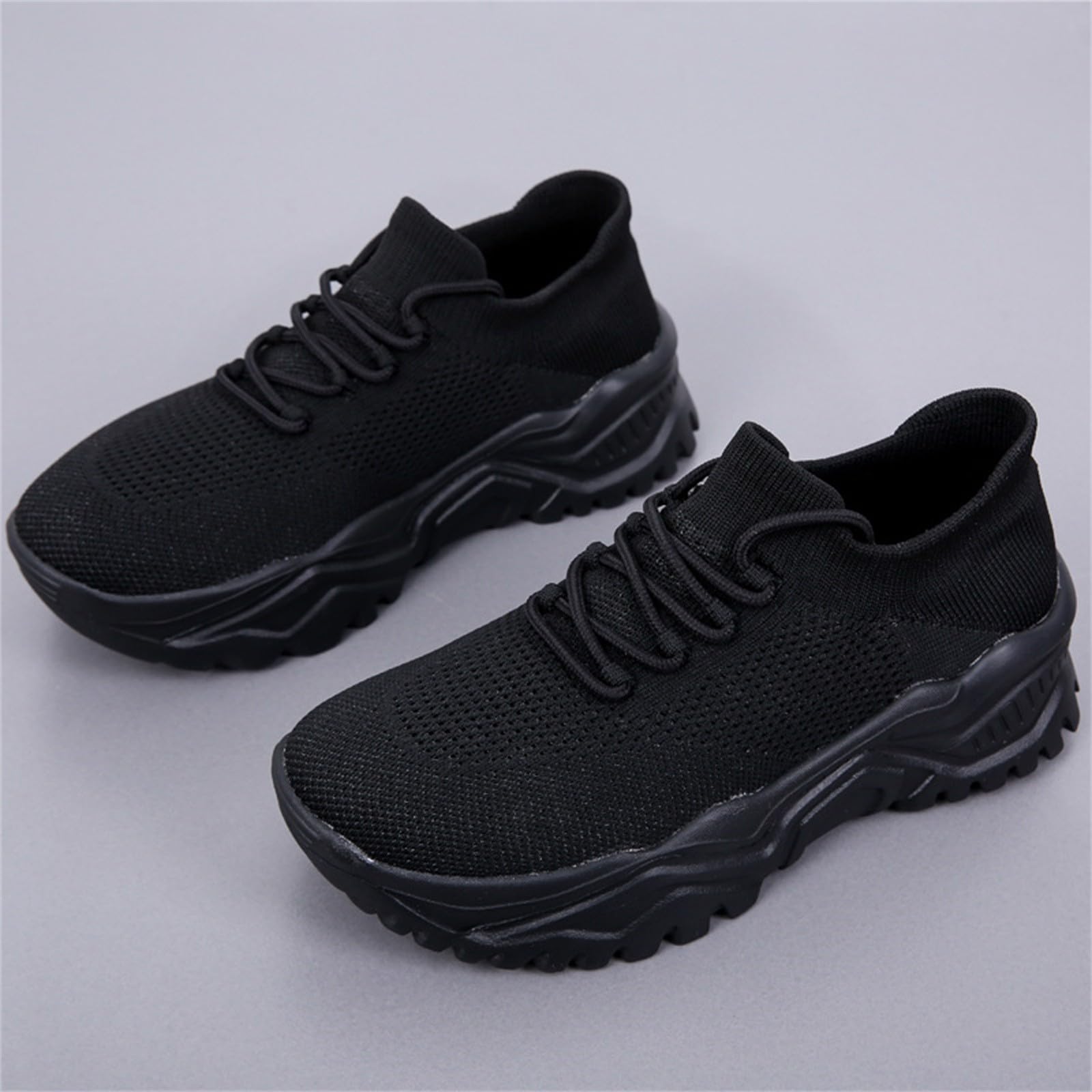 Scarpe Donna Ginnastica Leggere Scarpe Comode per Camminare Comode | Calzature Atletica in Suola Spessa per Passeggiata Invernale Sneakers Ragazza Concezione Ergonomica Pelle Sintetica