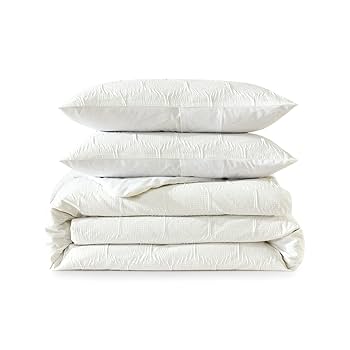Amazon.com: DKNY Bedding Modern Hexagon 3-Piece Cotton Duvet