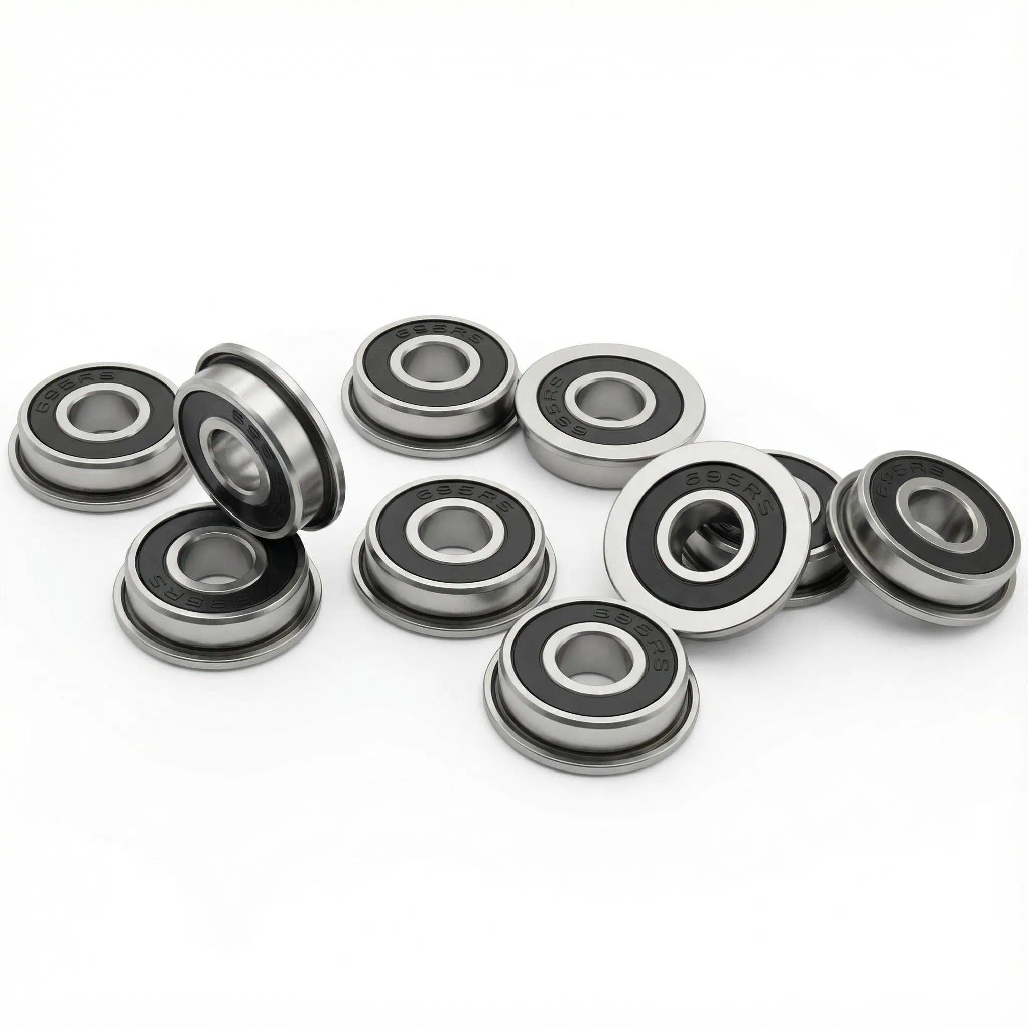 Roulements à Billes F695-2RS - Lot De 10 Pour Imprimante 3D Voron Mobius - 5x13x4mm