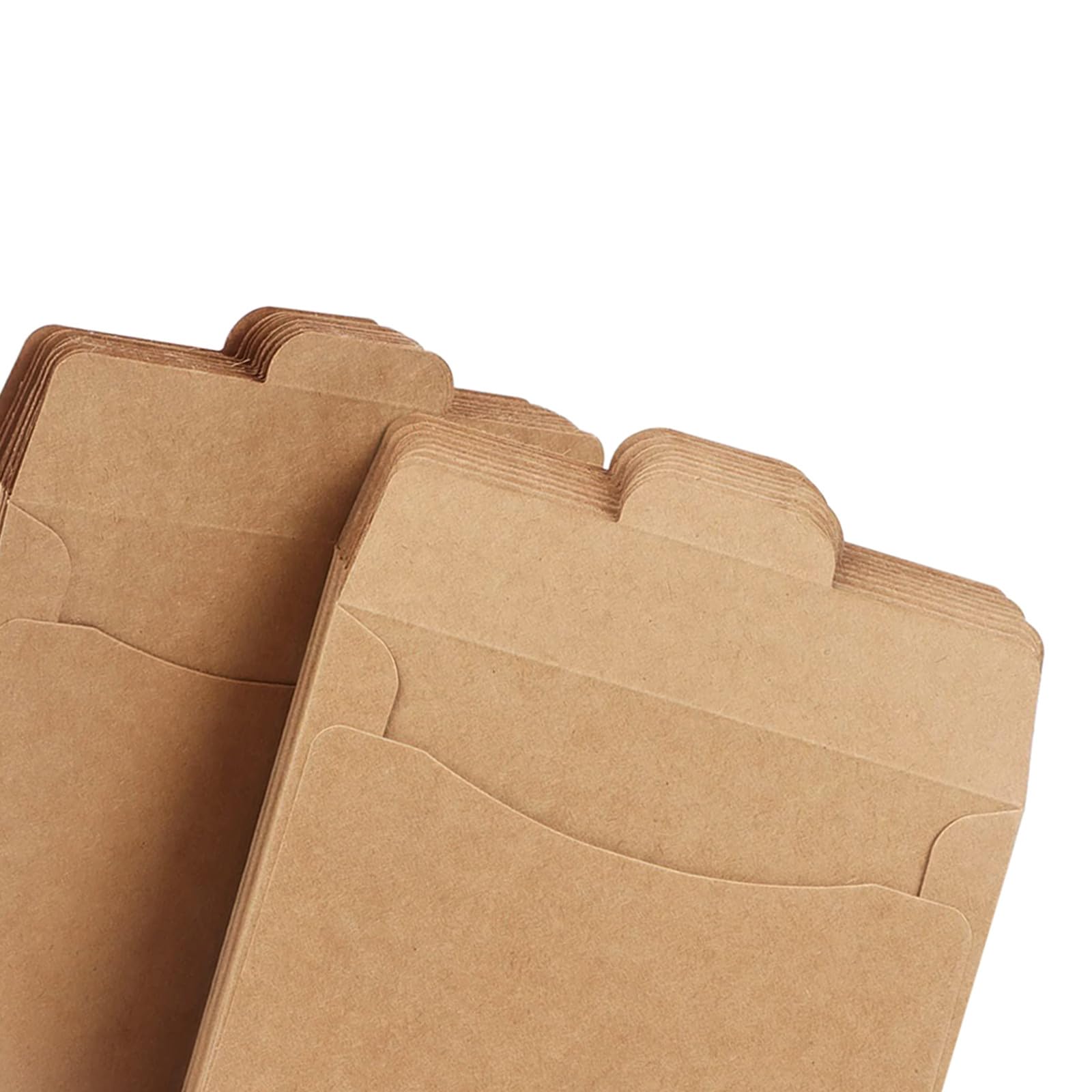 SOLUSTRE Buste CD in Carta Kraft Marrone 50 Pezzi per Imballo | Formato Buste Spedizione, Carta Marrone Naturale, Adatte a File e Cartoline, Confezione da 50 Pezzi