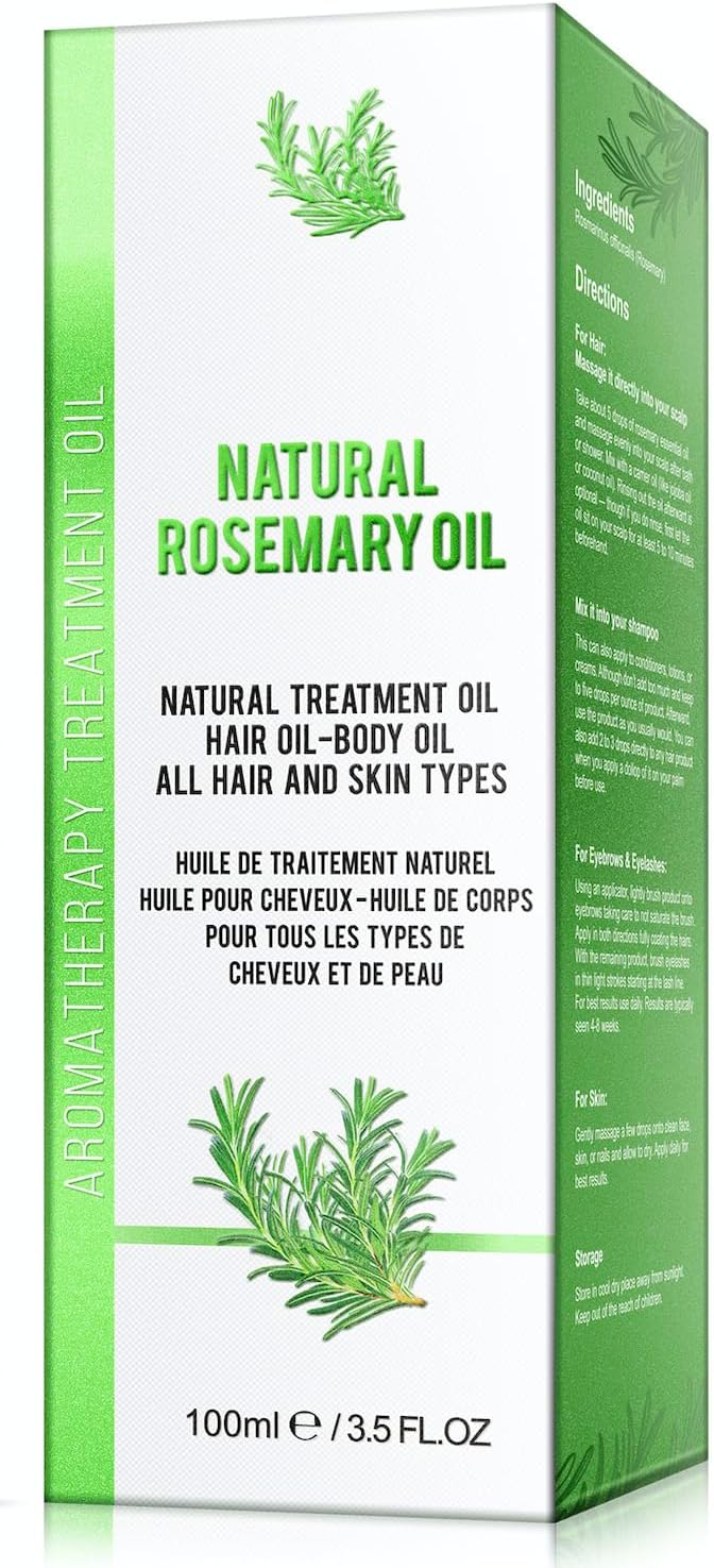 100ML Rosemary Oil Hair, Rosemary Essential Oil, Nourishes for Women