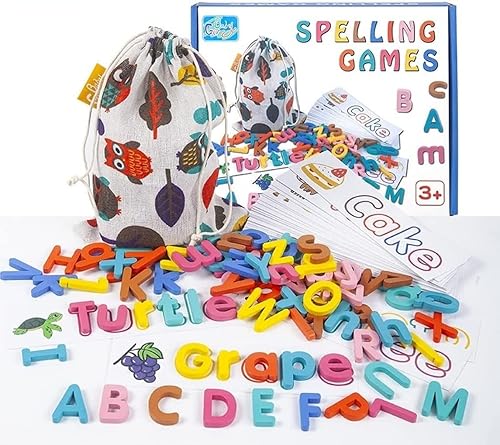 Letras del alfabeto inglés Juego de ortografía para niños Educación Educación Educativa Inglés Tarjeta a juego Palabra Flash Card Toy