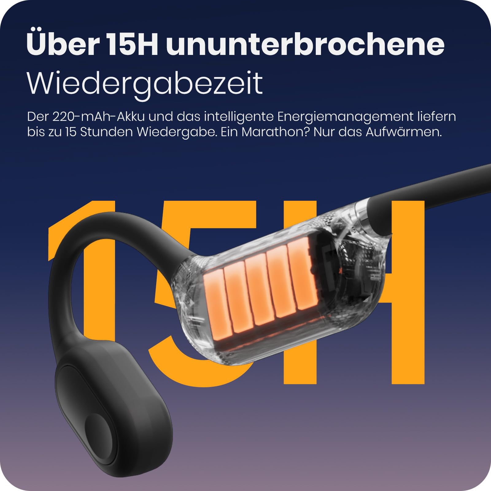 S4 Knochenschall Schwimmen&Tauchen Kopfhörer,IP68 20m TÜV Wasserdicht,Bluetooth 6.0+32GB MP3 Modus,Open Ear Sport Kopfhörer,15h Spielzeit,Ultraleicht 26g,Für Schwimmen,Laufen,Radfahren