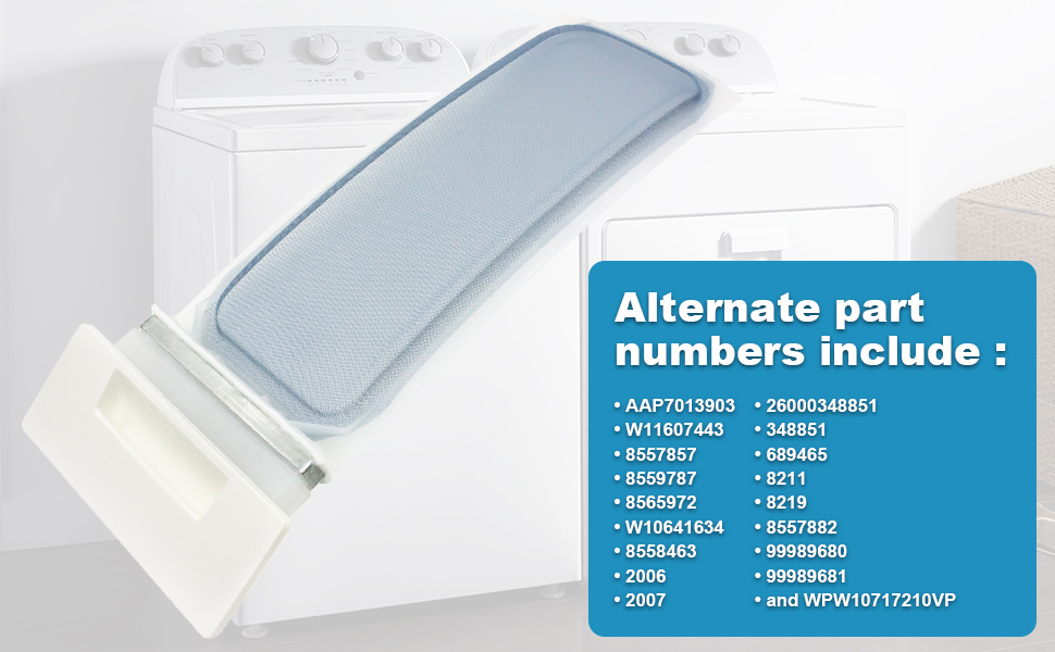 Vhbw Lint Filter Compatible With Bauknecht Whirlpool 856046201001, 856046229001, 856046217001, 856047201001 Tumble Dryer - Filter - View #9