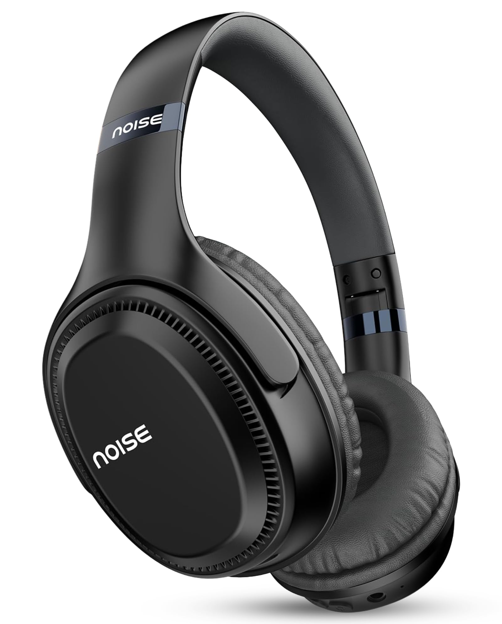 Noise Newly Launched Three Wireless On-Ear Headphones with 70H Playtime, 40mm Driver, Low Latency(up to 45ms),Dual Pairing, BT v5.3 (Carbon Black)