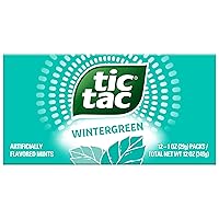 Vista 7 de Tic Tac Pastillas de Menta Wintergreen para el Aliento, Paquete a Granel de 12, Refrescante Para Llevar, 1 Oz Cada Una