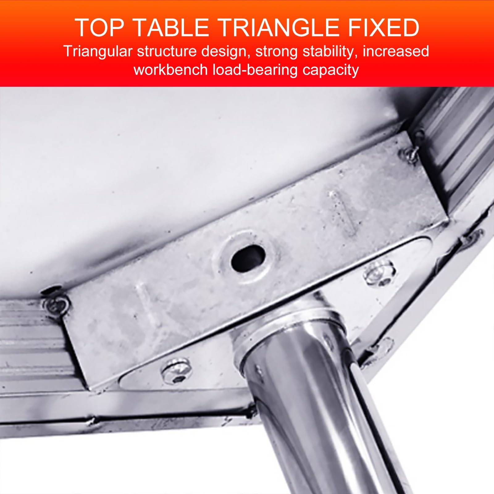 Mesa de trabajo de acero inoxidable resistente para cocina comercial, restaurante, garaje o patio trasero, estación de preparación de alimentos duradera de 31.5 x 19.6 pulgadas, ideal para chefs y