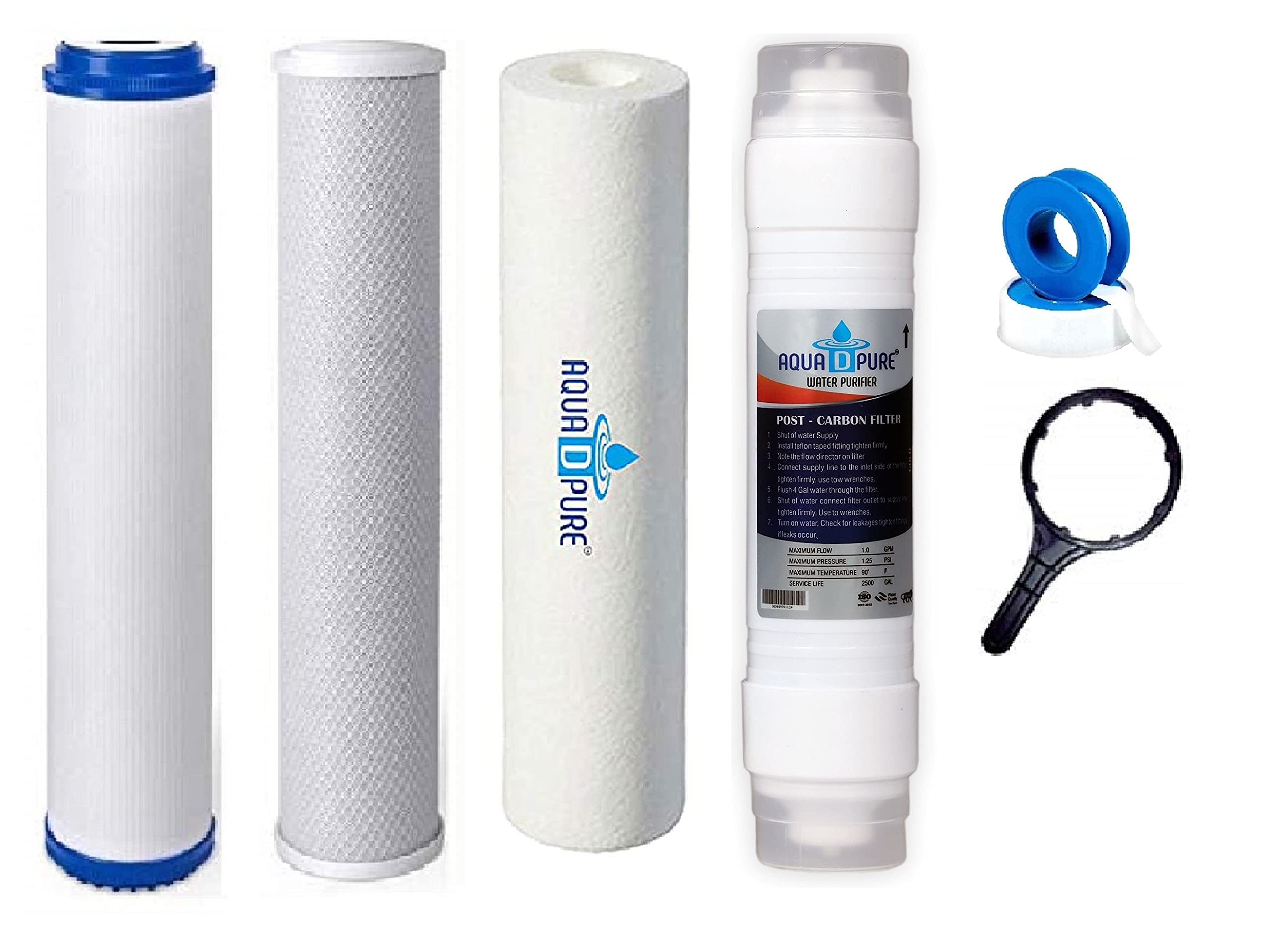 Aquadpure Service Kit for RO and UV Undersink Water Purifier