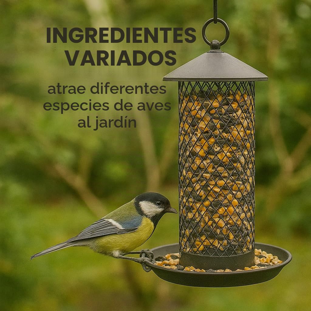 POSH Pienso para aves 25 kg, mezcla de alimentos para pájaros, comida para aves silvestres, mezcla premium para 4 estaciones para aves silvestres