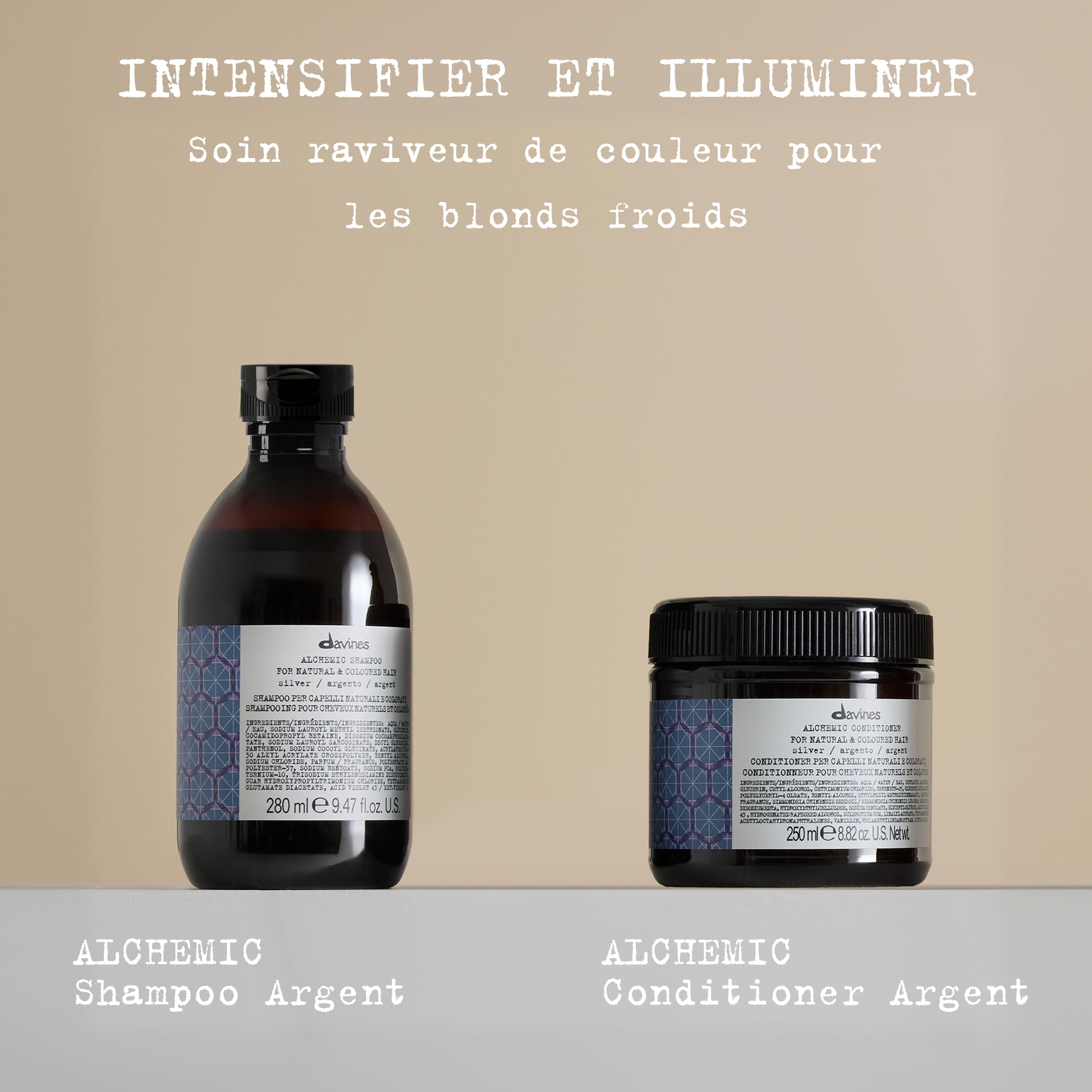 Davines Alchemic Shampoo Argento - Silver new Pak 280 ml