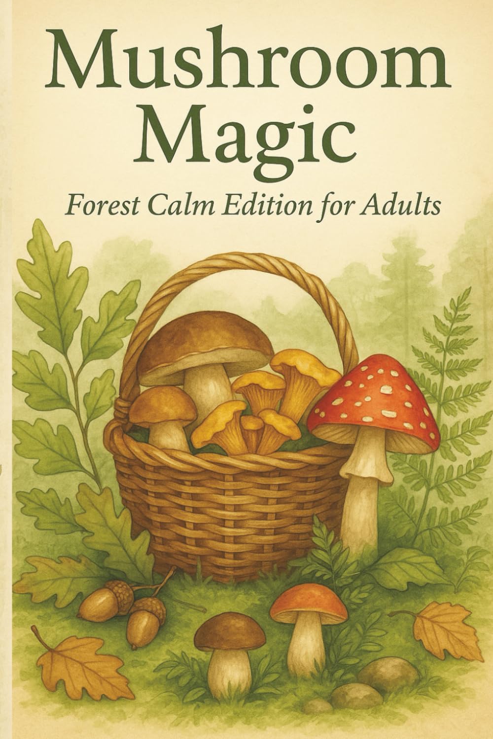 Mushroom Magic: Forest Calm Edition For Adults