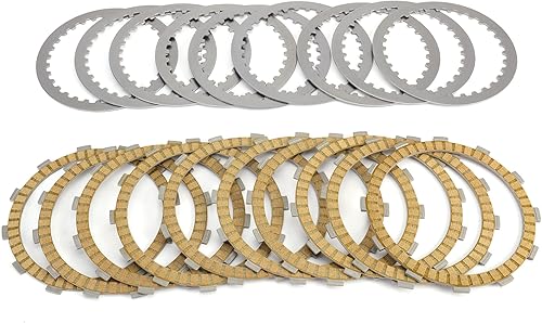 MoKitDora Kit de embrague de acero de fricción con placa extra Twin Cam compatible con modelos Harley Touring Softail Dyna 1999-2017