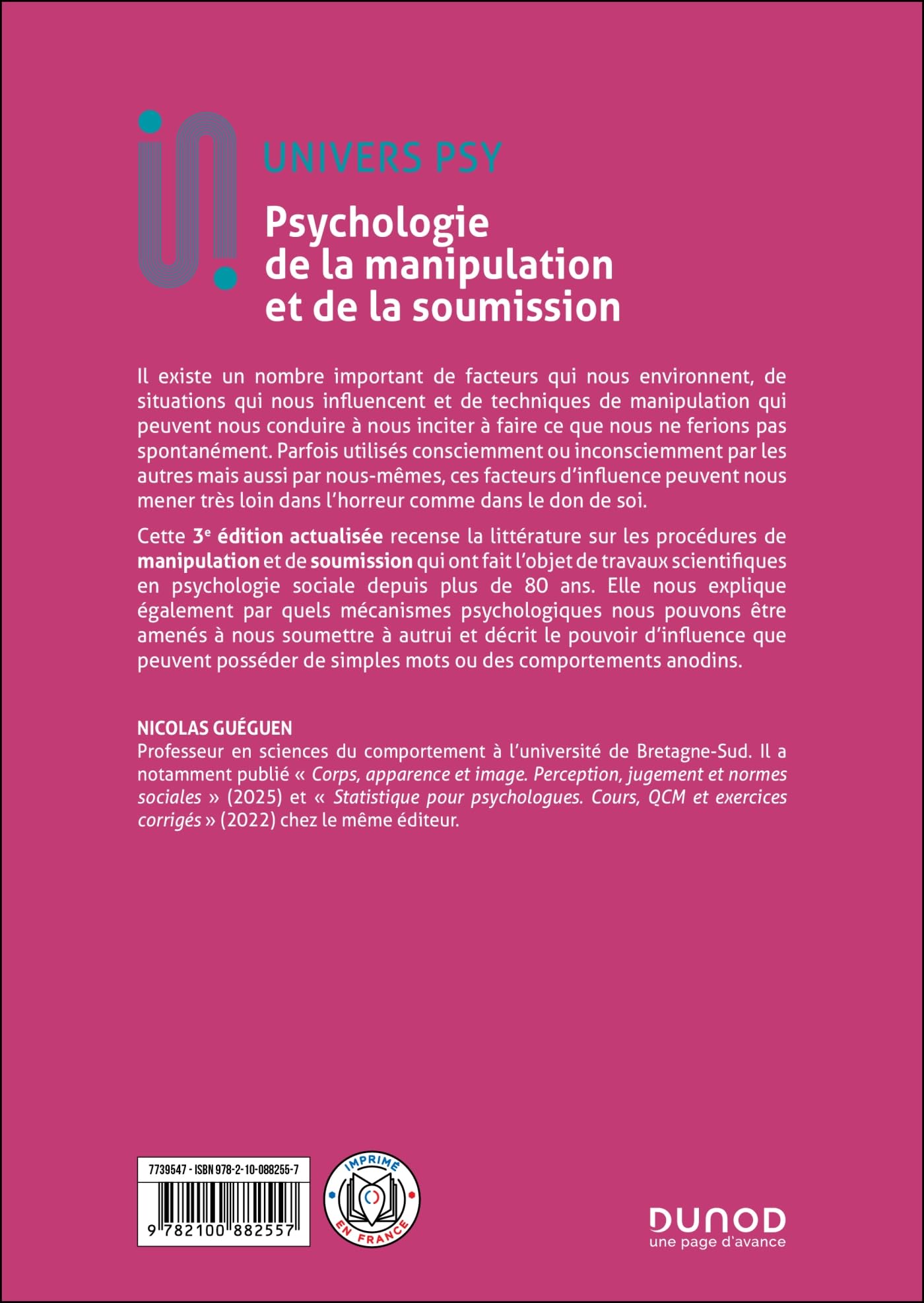 Psychologie de la manipulation et de la soumission - 3e éd