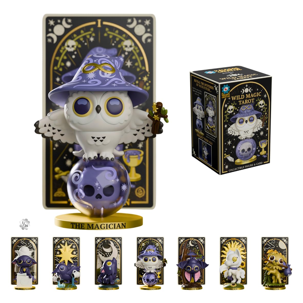 MAGICpvcollection&BLACKCATSおまけ付き Amazon.com: Kaleidos Creative Wild Magic Tarot Blind Box : Toys