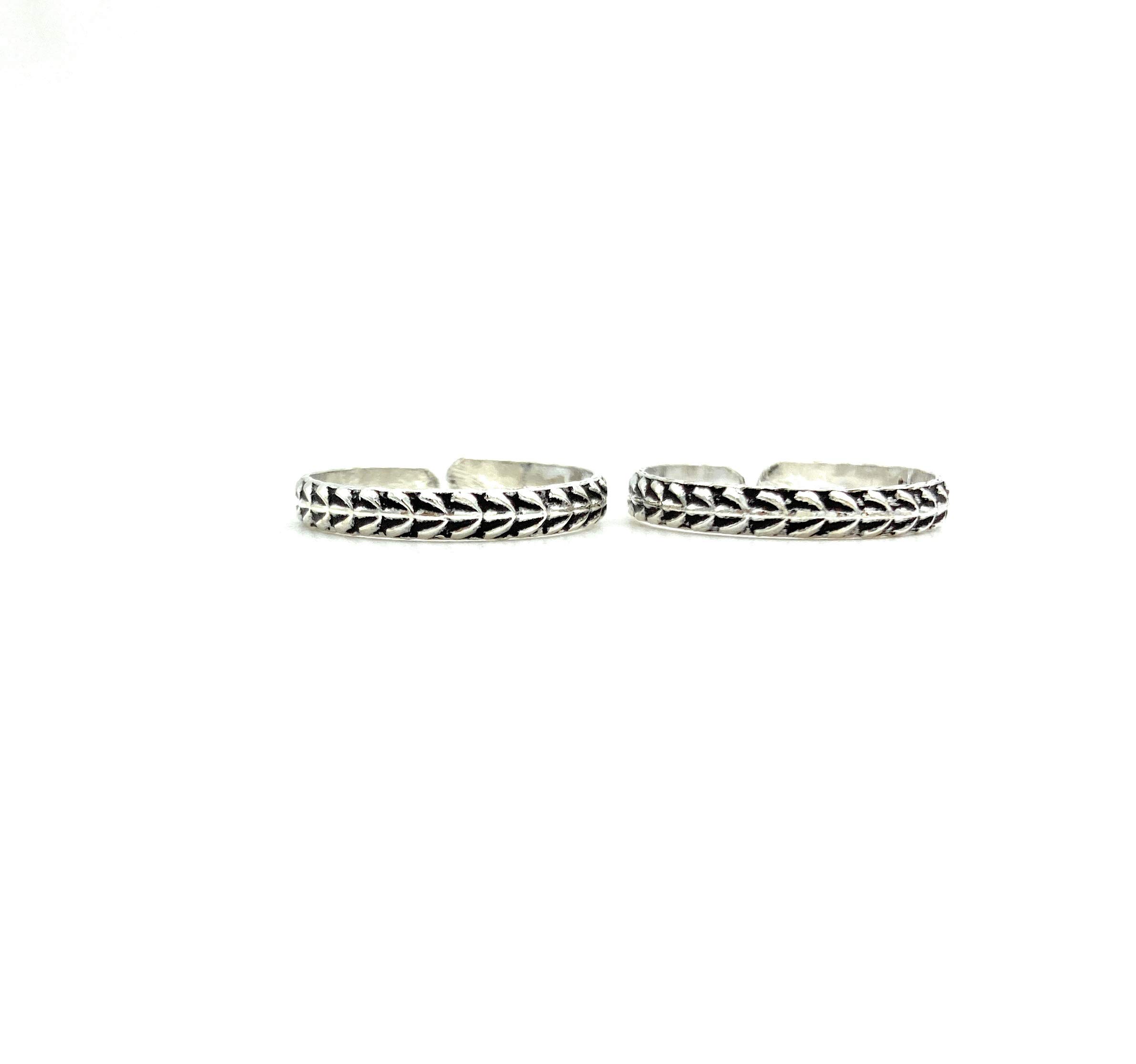VRINDAM JEWELLERS 925 Sterling Silver Toe Ring For Women Pure Silver 925 |Oxidized Finish|Leg Finger Ring | Chandi |Certificate Of Authenticity | Bichiya |Traditional (B08T8FQ21M) Amazon Price History, Amazon Price Tracker