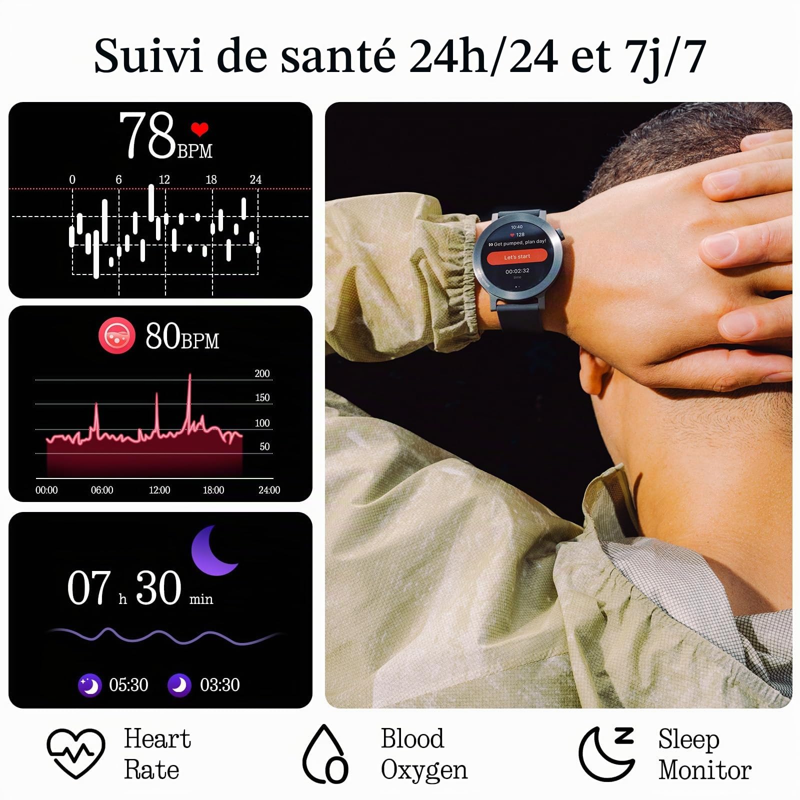 CMF Watch 3 Pro – Montre connectée 1,43" AMOLED, 13 Jours d’autonomie, GPS Double, appels Bluetooth avec réduction de Bruit IA, Suivi Sommeil et Cardio – Orange