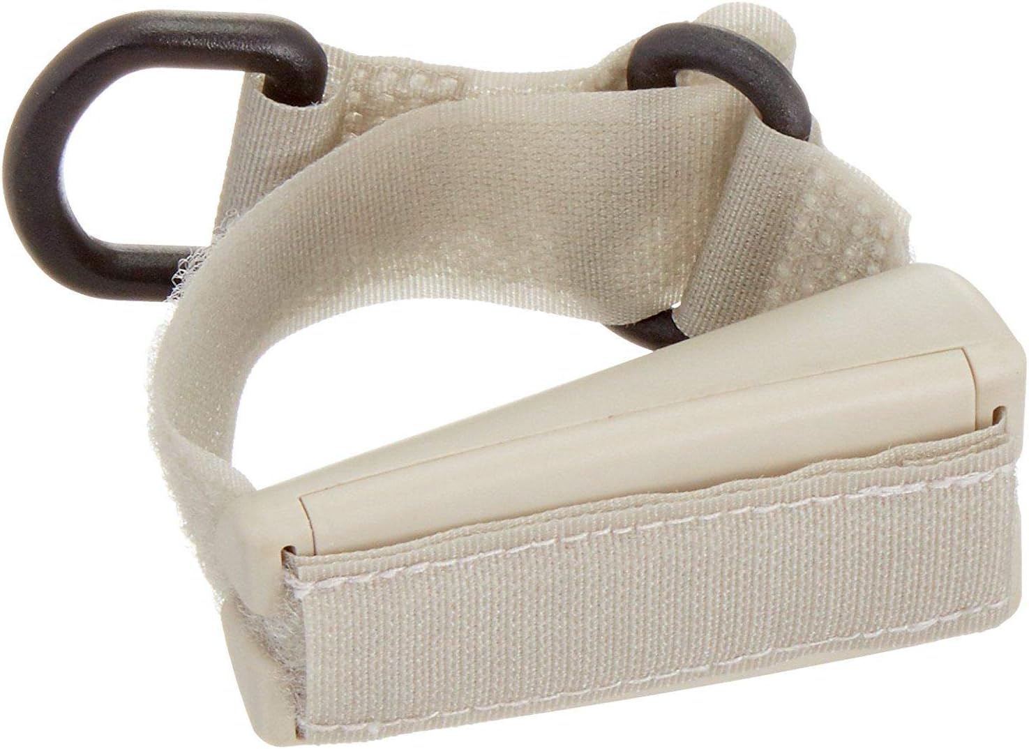 Sammons Preston Weighted Adult Plastic Base Utensil Holder, 8 oz. Added Weight Provides Stability & Control, Adjustable Nylon Strap Securely Fastens Utensil in Position, Adaptive Eating & Dining Aid
