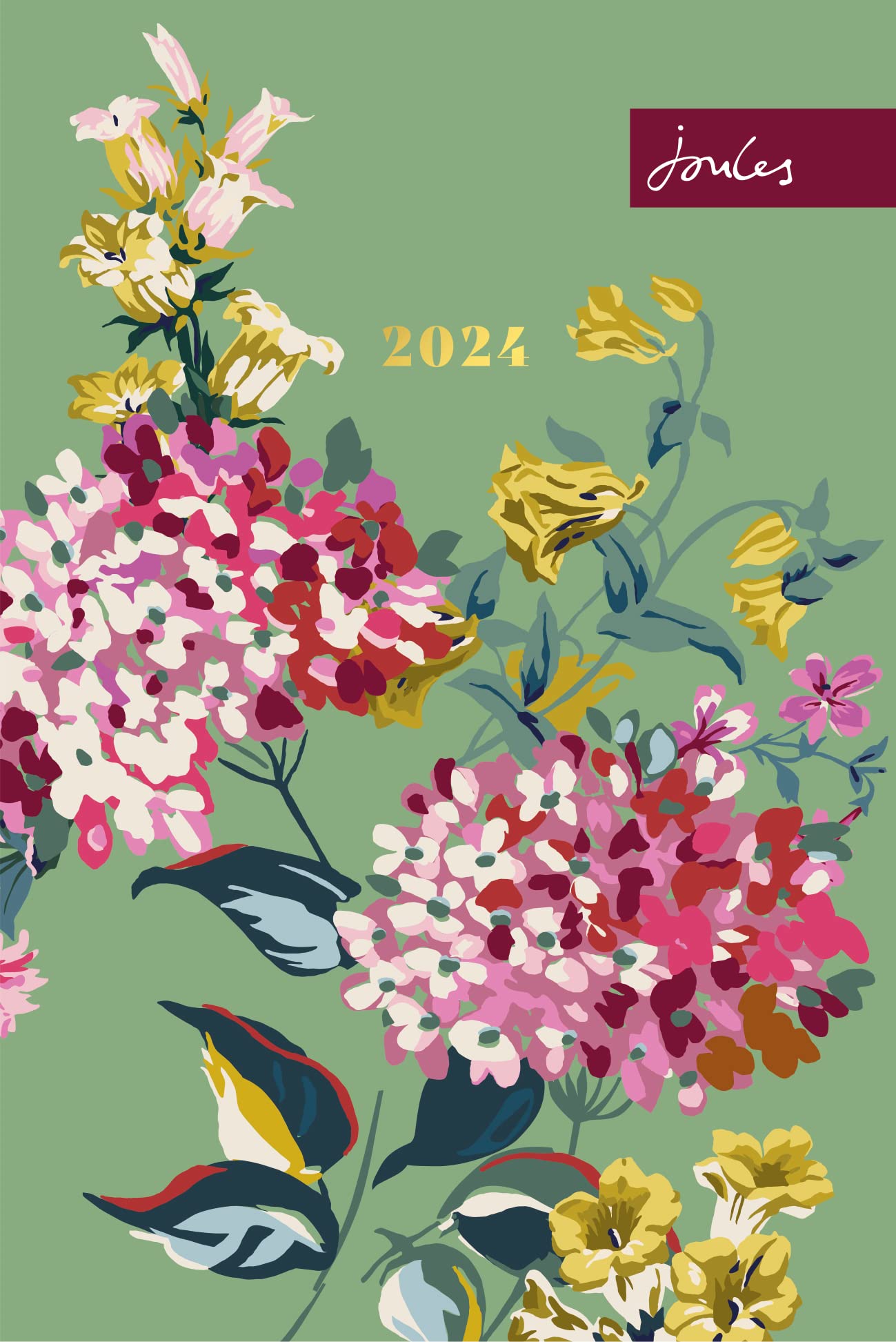 2024 Joules Floral A5 Diary Week to View