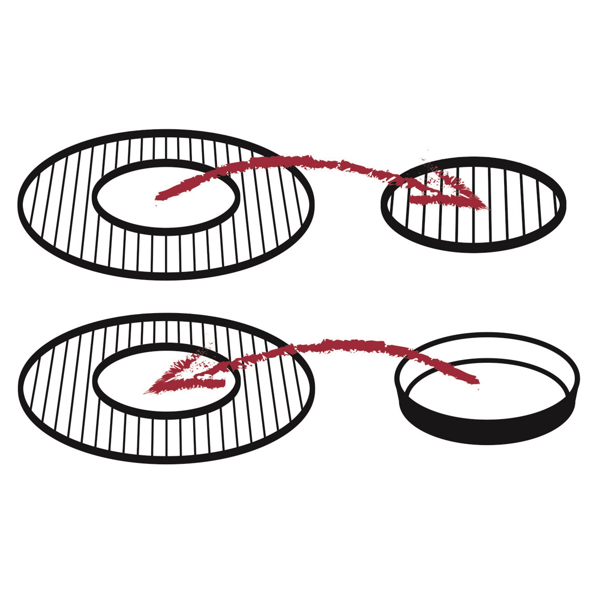 Accesorios para parrilla tepro inserto de sartén fundido de aproximadamente 31,7 Ø, rejilla en sistema de rejilla alrededor de 57 cm Ø