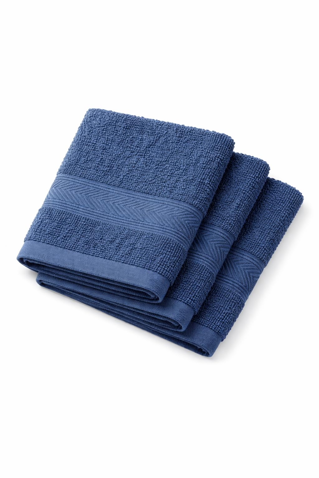 Dollar 3-Pack Cotton Face Towels - Soft & Absorbent -10