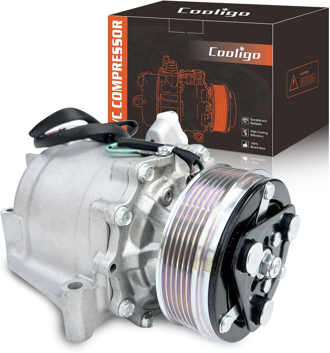 Air Conditioner AC Compressor with Clutch Compatible with Honda Civic 2012-2015 1.8L & Acura ILX 2013-2015, Replaces 38810R1AA01