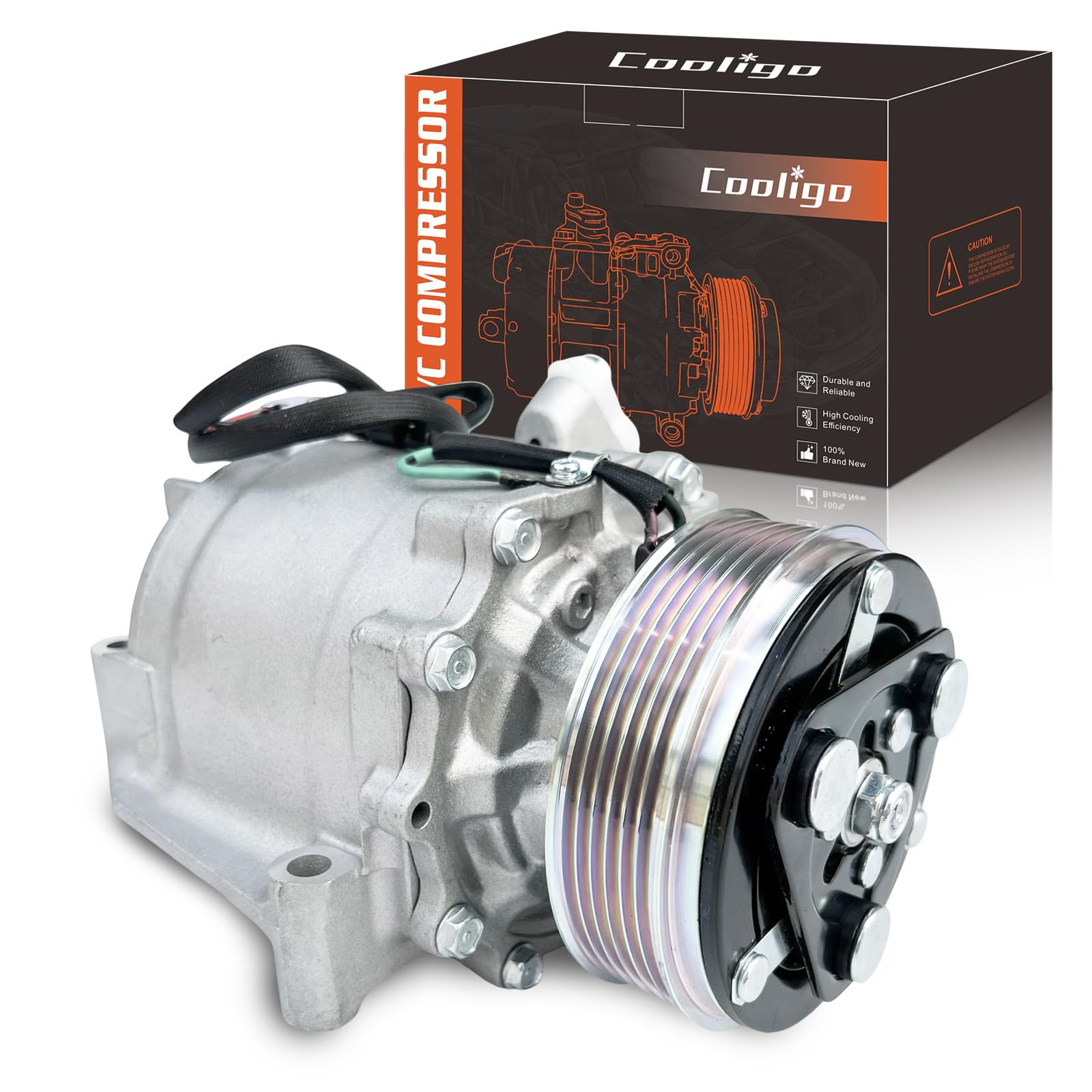 Air Conditioner AC Compressor with Clutch Fit for Honda Civic 2012-2015