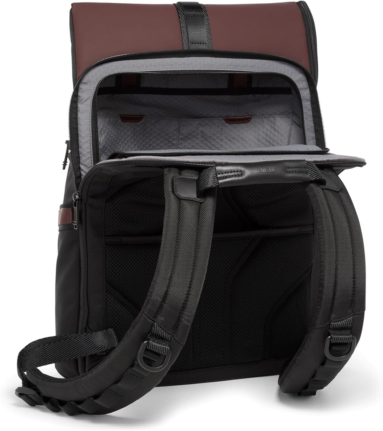 Tumi Mens Logistics Flap Lid Backpack Oxblood One Size