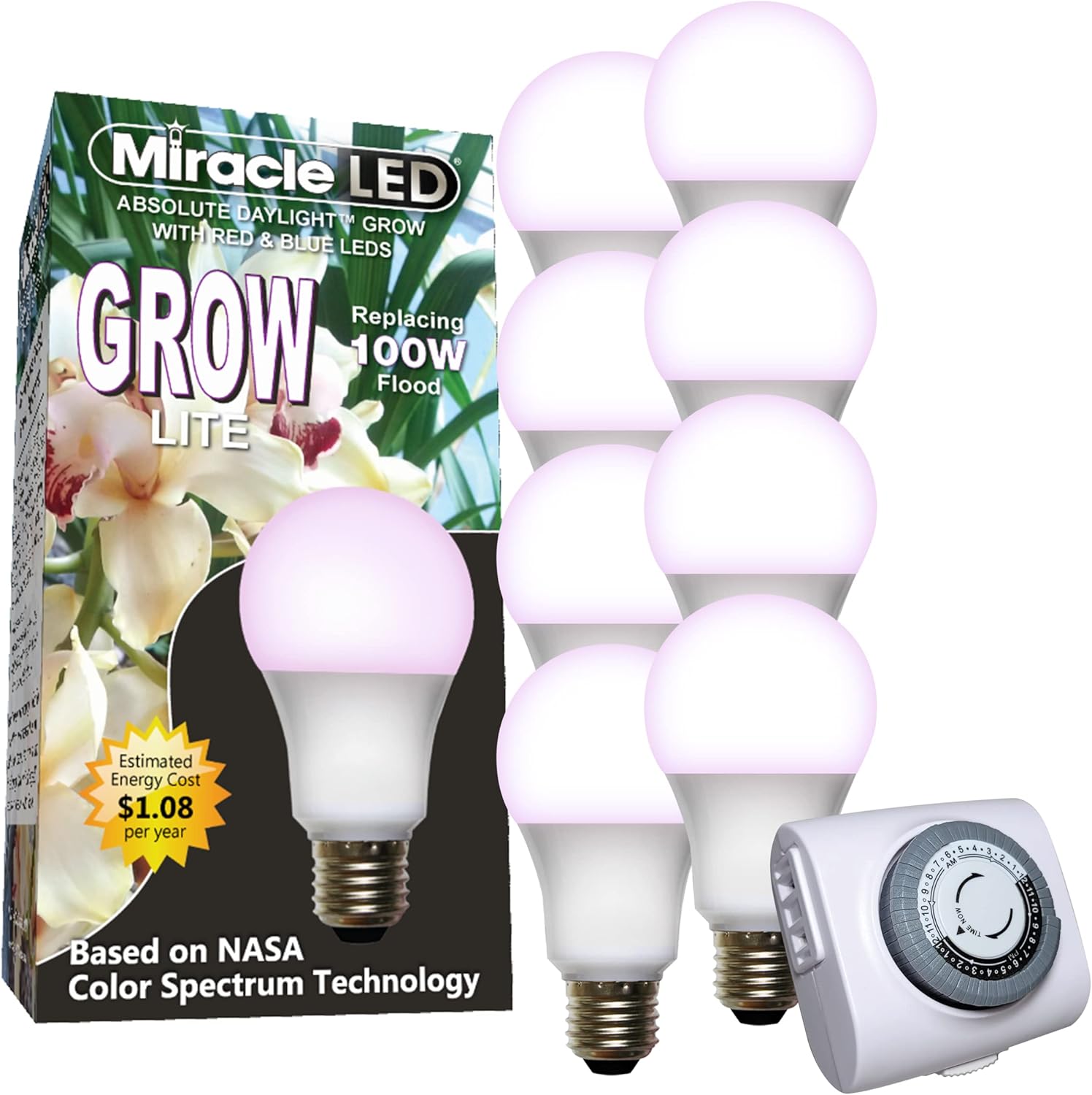 Miracle LED 9W Red & Blue Spectrum Absolute Daylight Grow Light