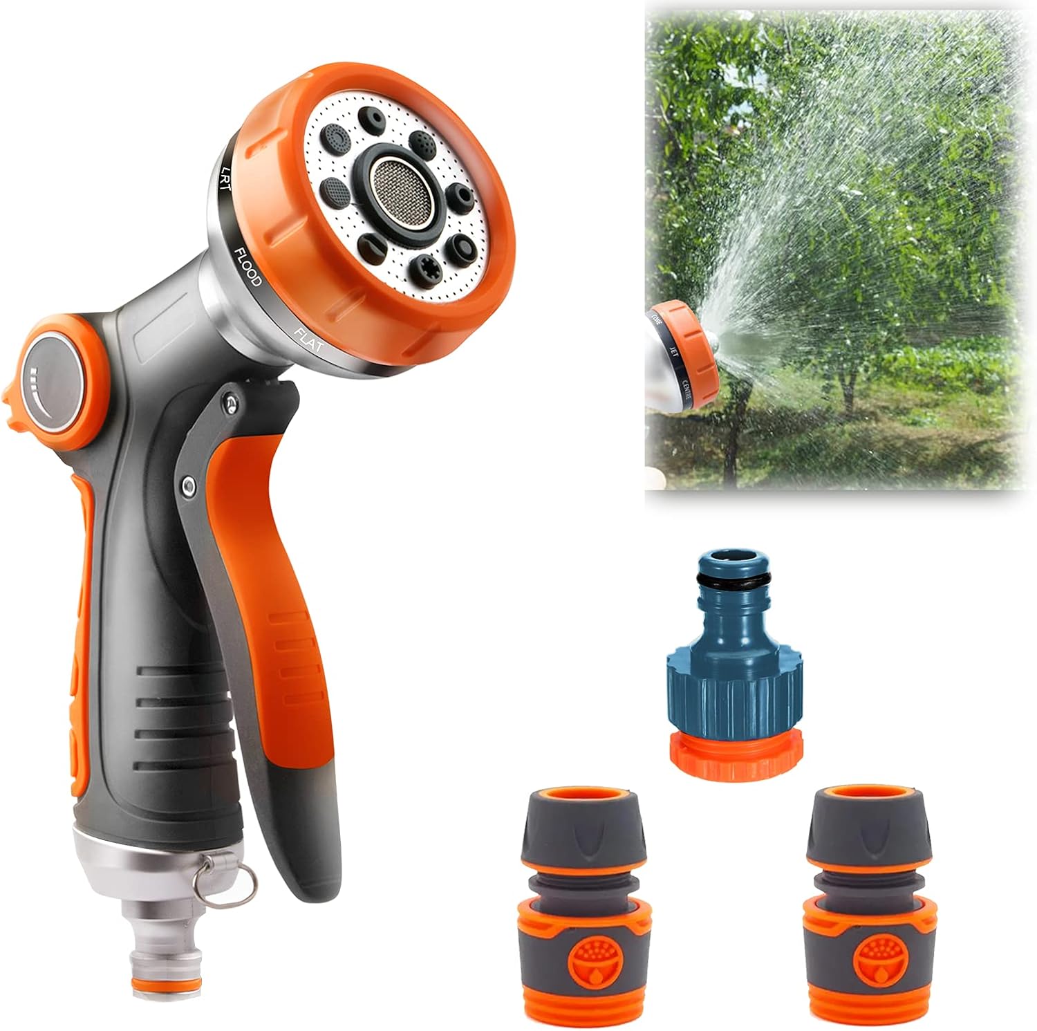 Amazon Garden Hose Spray Gun 8 Adjustable Spray Patterns Water Spray