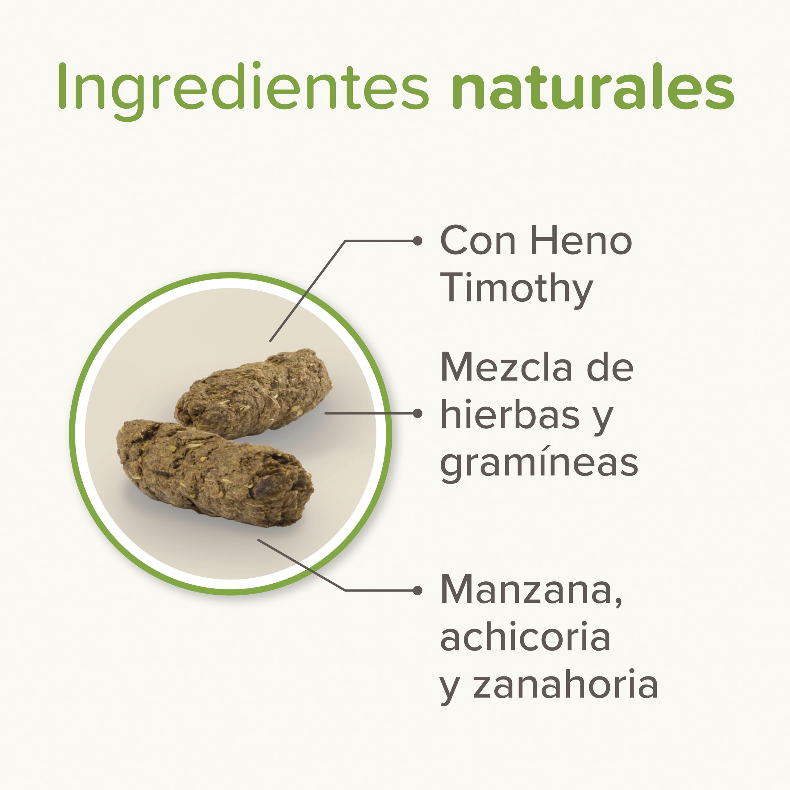 Beaphar Care+® Nature Conejo - Alimento Natural para Conejos sin Cereales, Rico en Fibra y heno Timothy - pellets Todo en uno - 1,5 kg