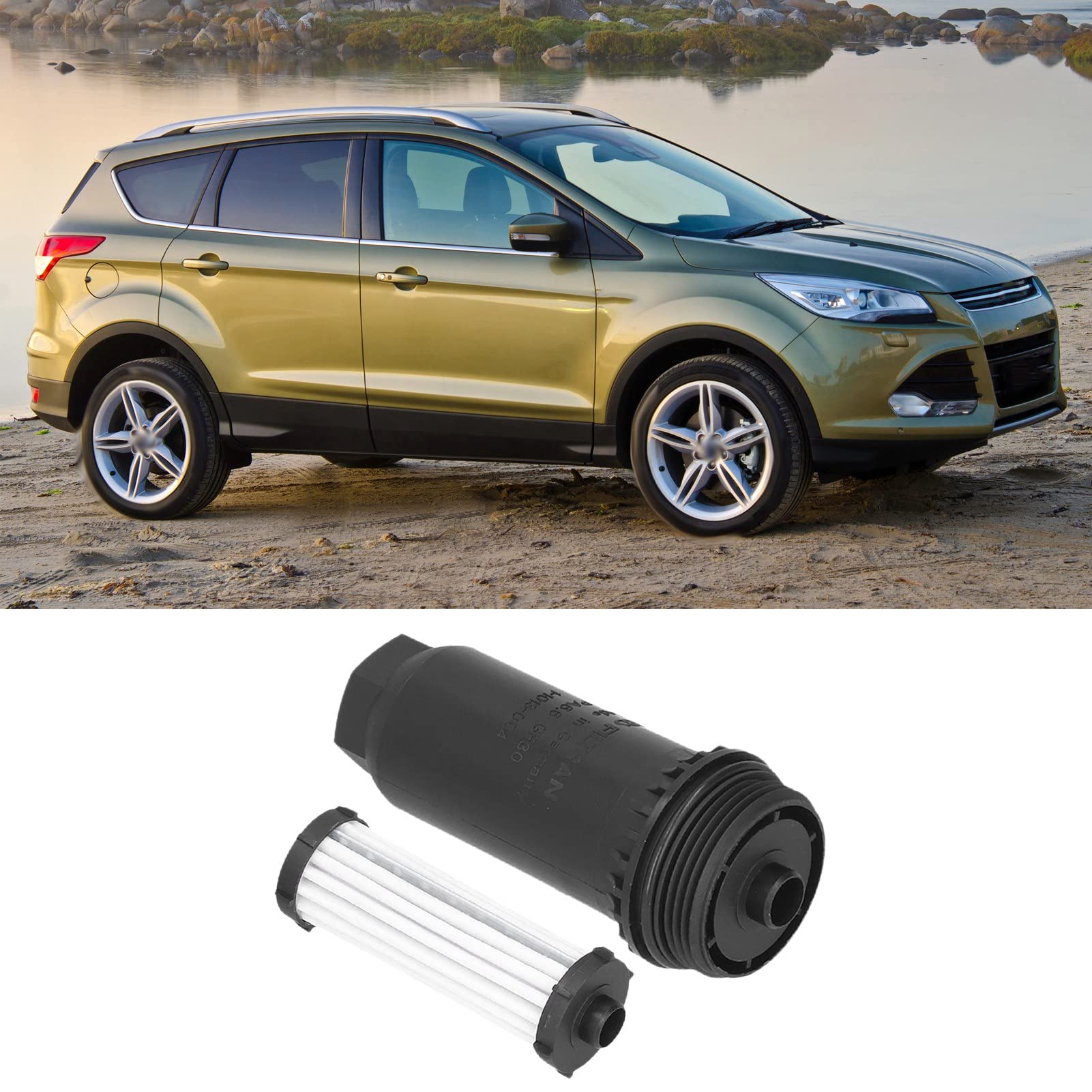 OUKENS Filtro olio cambio automatico, 1589089 Set filtro cambio pezzo di ricambio per MONDEO FOCUS KUGA EDGE