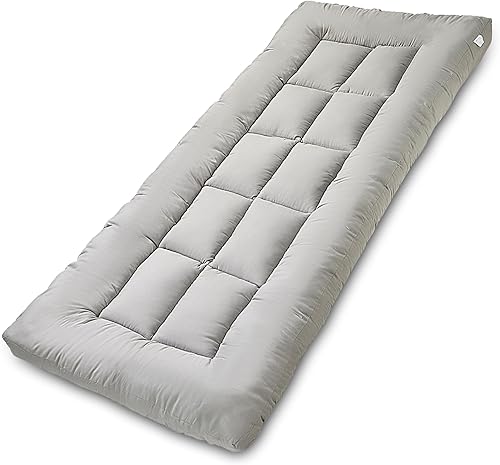 Miniatura 1 de Brarvagur Colchón de cuna con bolsa de transporte, almohadilla para cuna portátil y plegable, colchón de cuna de camping, tela cómoda y suave para