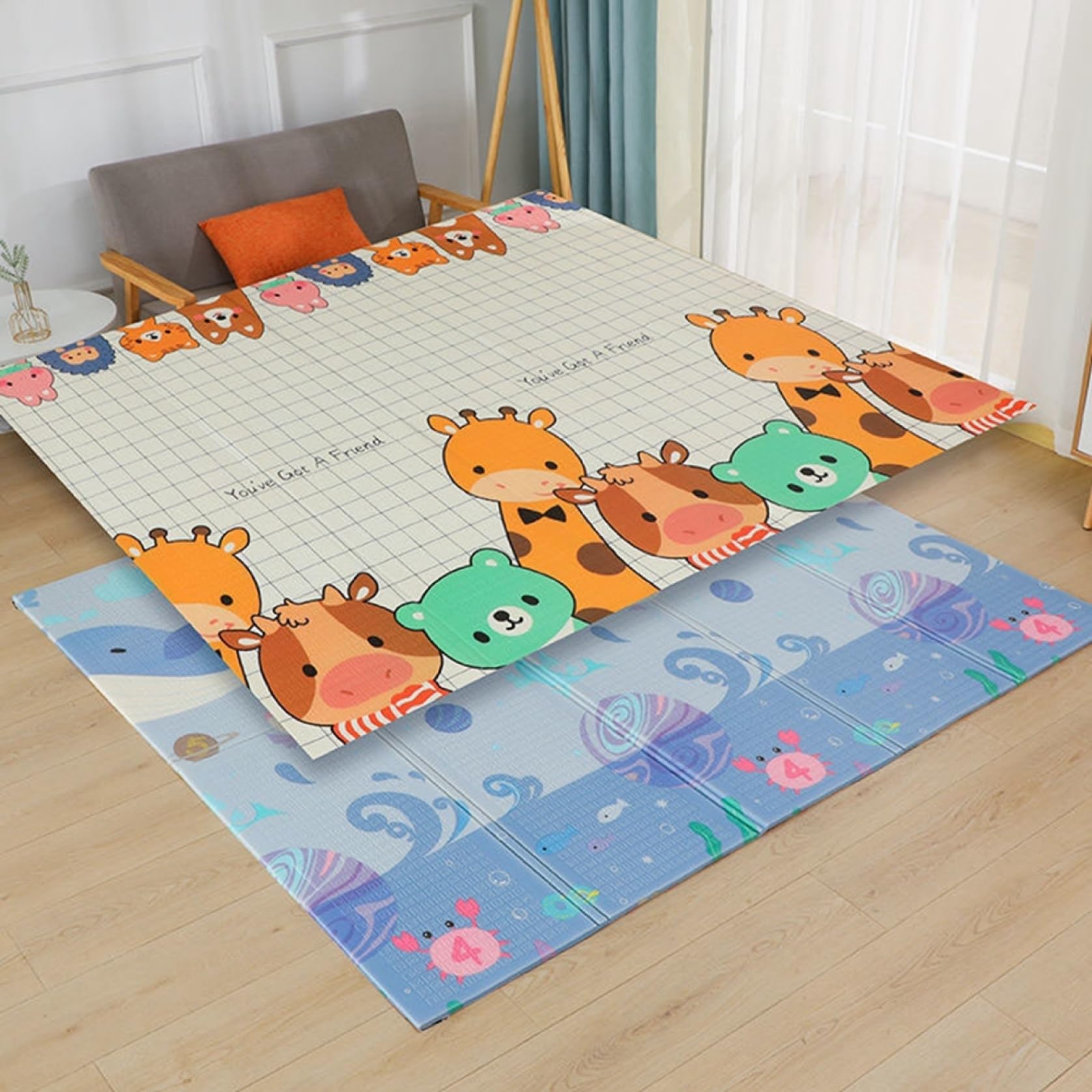 プレイマット　ベビーマット　リバーシブル Amazon.co.jp: 遊びマット プレイマット リバーシブル ベビーマット