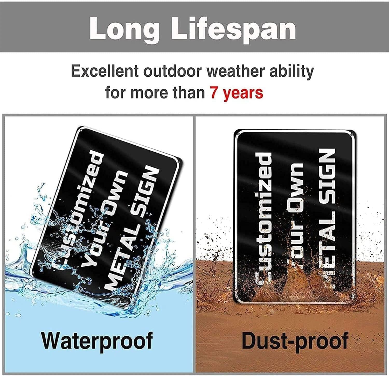 Sawfish® Metal Tin Sign for Garage Vintage Bar Signs Man Cave Wall Decor Home Decor for Men Sarcastic Bathroom Accessories Home Garden Signs 6×8”