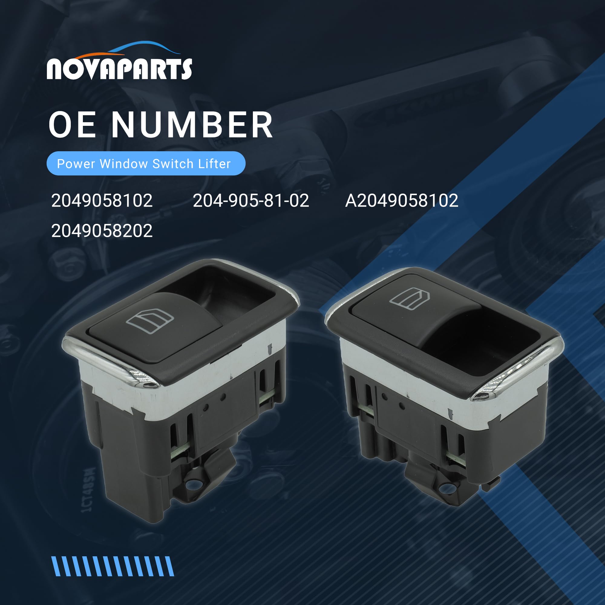 NOVAPARTS Power Window Switch Lifter 2049058102 for Mercedes-Benz