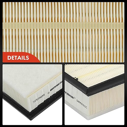 Miniatura 9 de A-Premium 4 filtros de aire para motor izquierdo y derecho compatible con Mercedes-Benz E63 AMG S 2018-2021 2023, GLE63 AMG SGLS63 AMG 2021-2023,