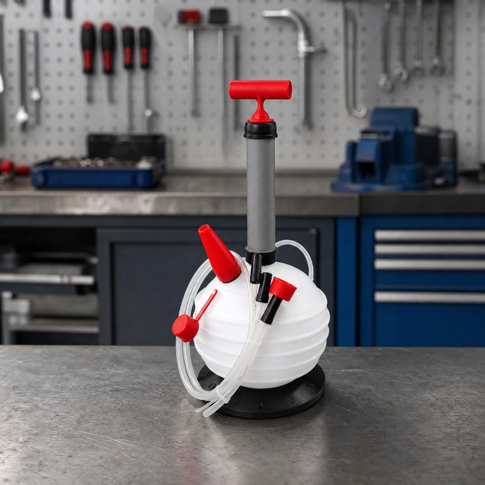 Pompa per Benzina Autoadescante | Pompa di Travaso con Tubo, senza, per Officina, Garage, Meccanici