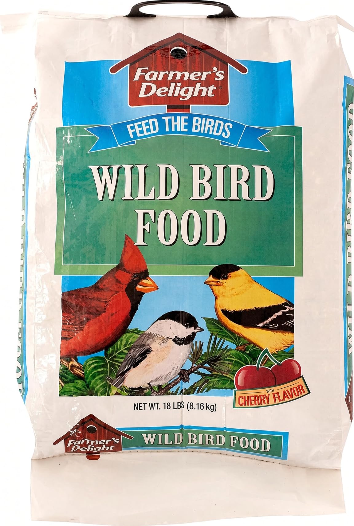 Wagner's 53006 Farmer's Delight Wild Bird Food with Cherry Flavor, 18-Pound Bag