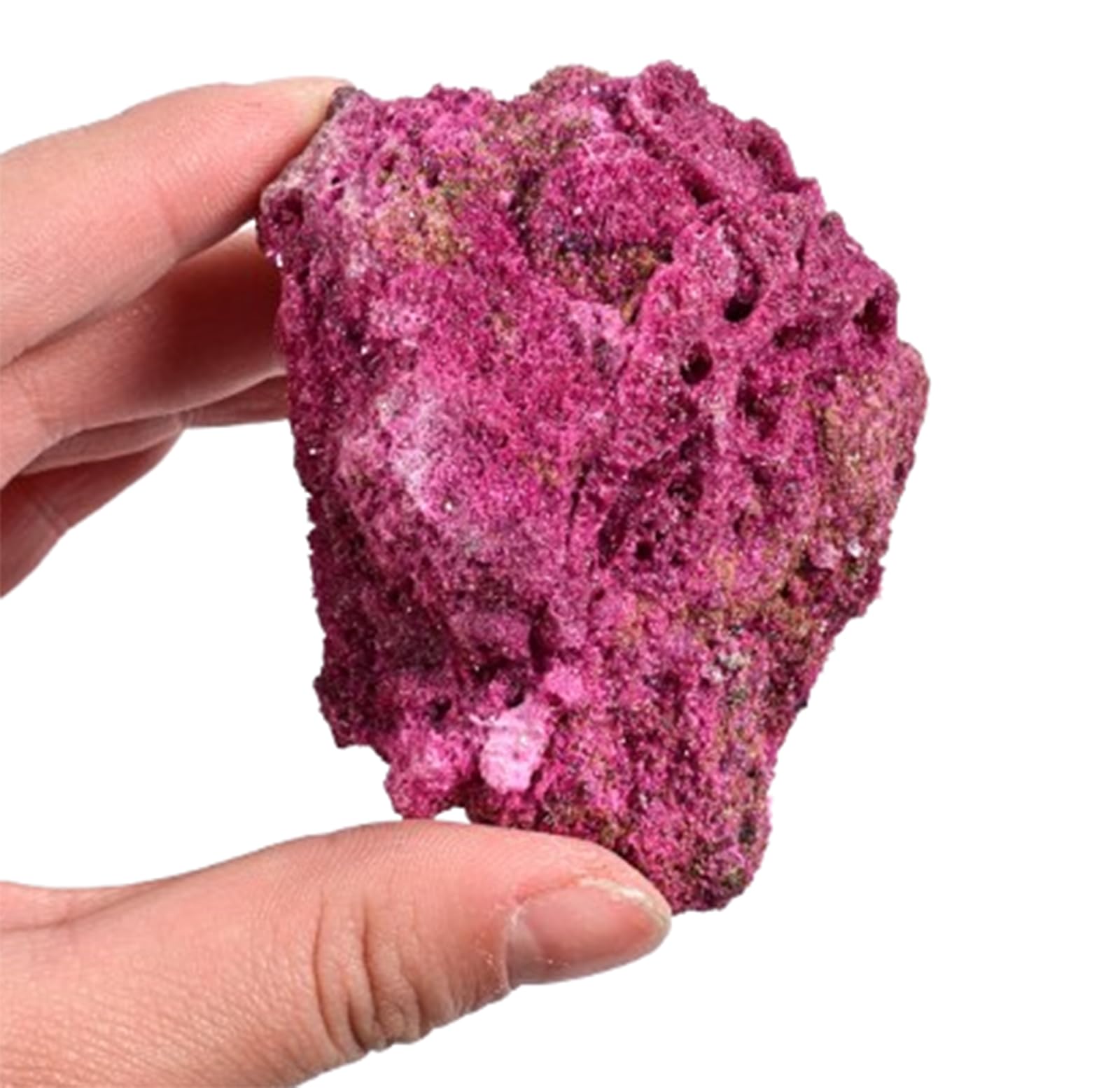 QWZTAEOZA 1pcs Ruby Raw Crystal, Stones Rough Gemstones for Polishing, Tumbling, Home Decoration, Fish Tank DIY,200~300g