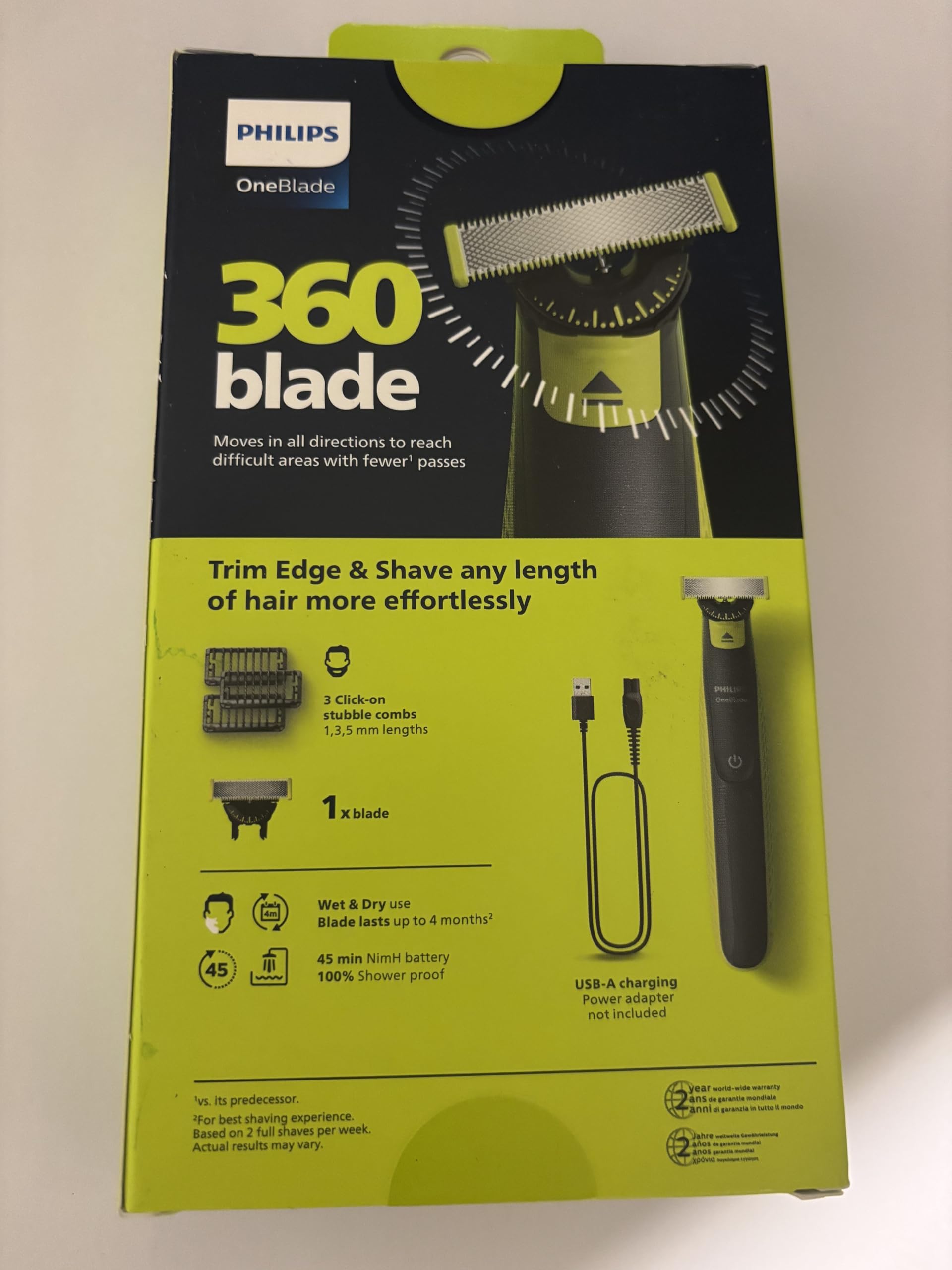Philips Trimmer capelli nero e verde QP2724/23