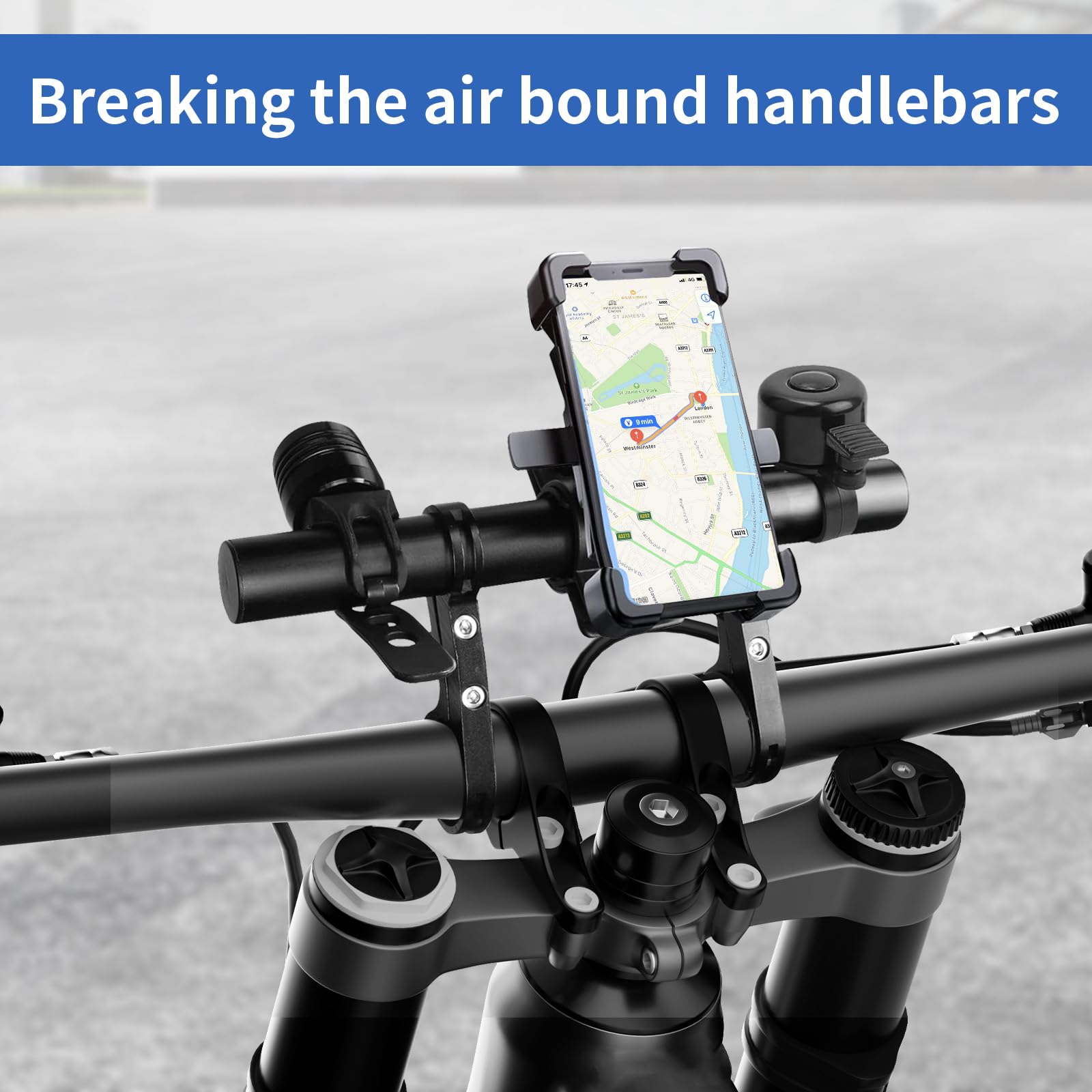 YTOOK 20cm Bike Handlebar Extender with 2PCS Clamp Brackets and 1PC Hex Wrench - Image 4