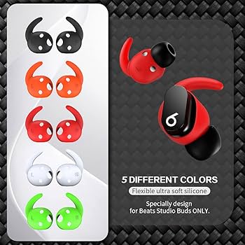 Amazon | Beats Studio Budsイヤーフック5組、ソフトシリコン