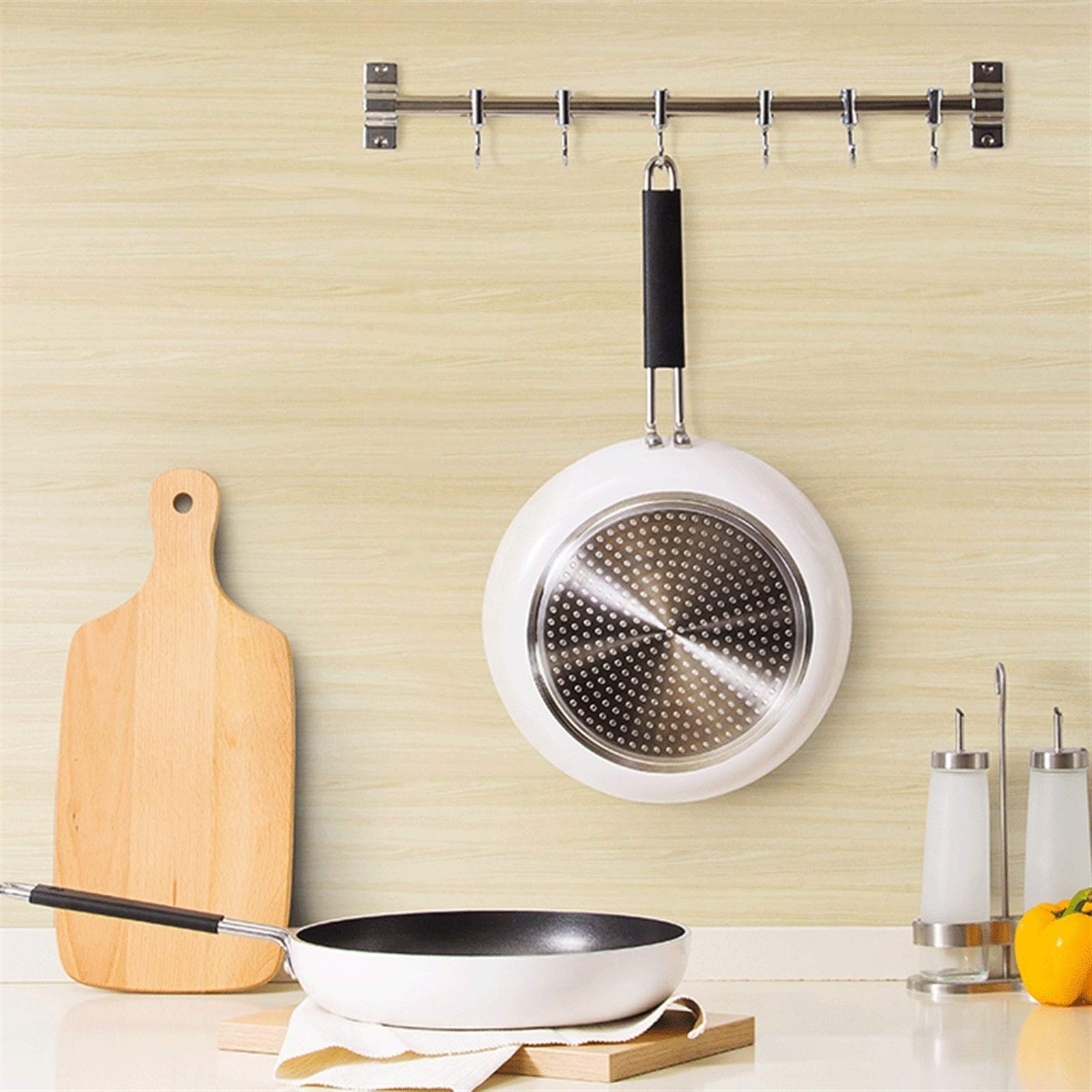 Amazon | 7.8インチノンスティックフライパン蓋付き - IH底