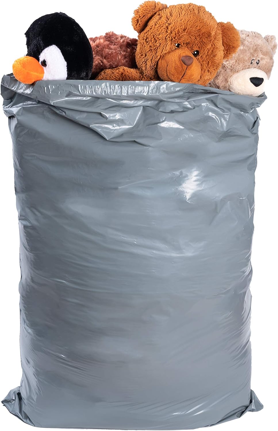 Large Mailing Bags by Calzette Extra Strong Polythene Grey Mail