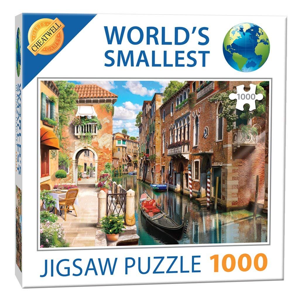 Cheatwell Games World's Smallest 1000 Piece Puzzle Venice Canals