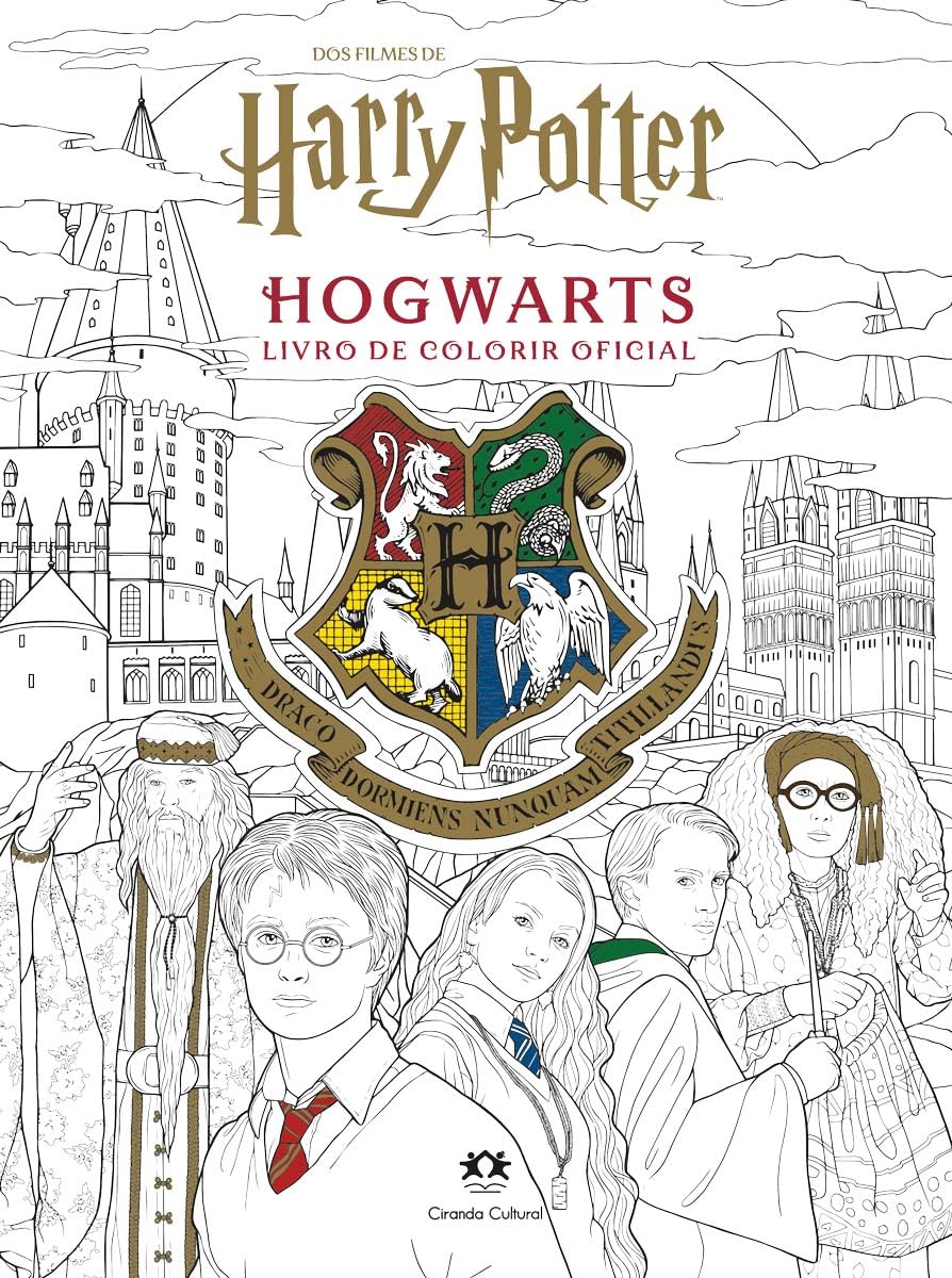 Harry Potter: Livro de Colorir Casas de Hogwarts